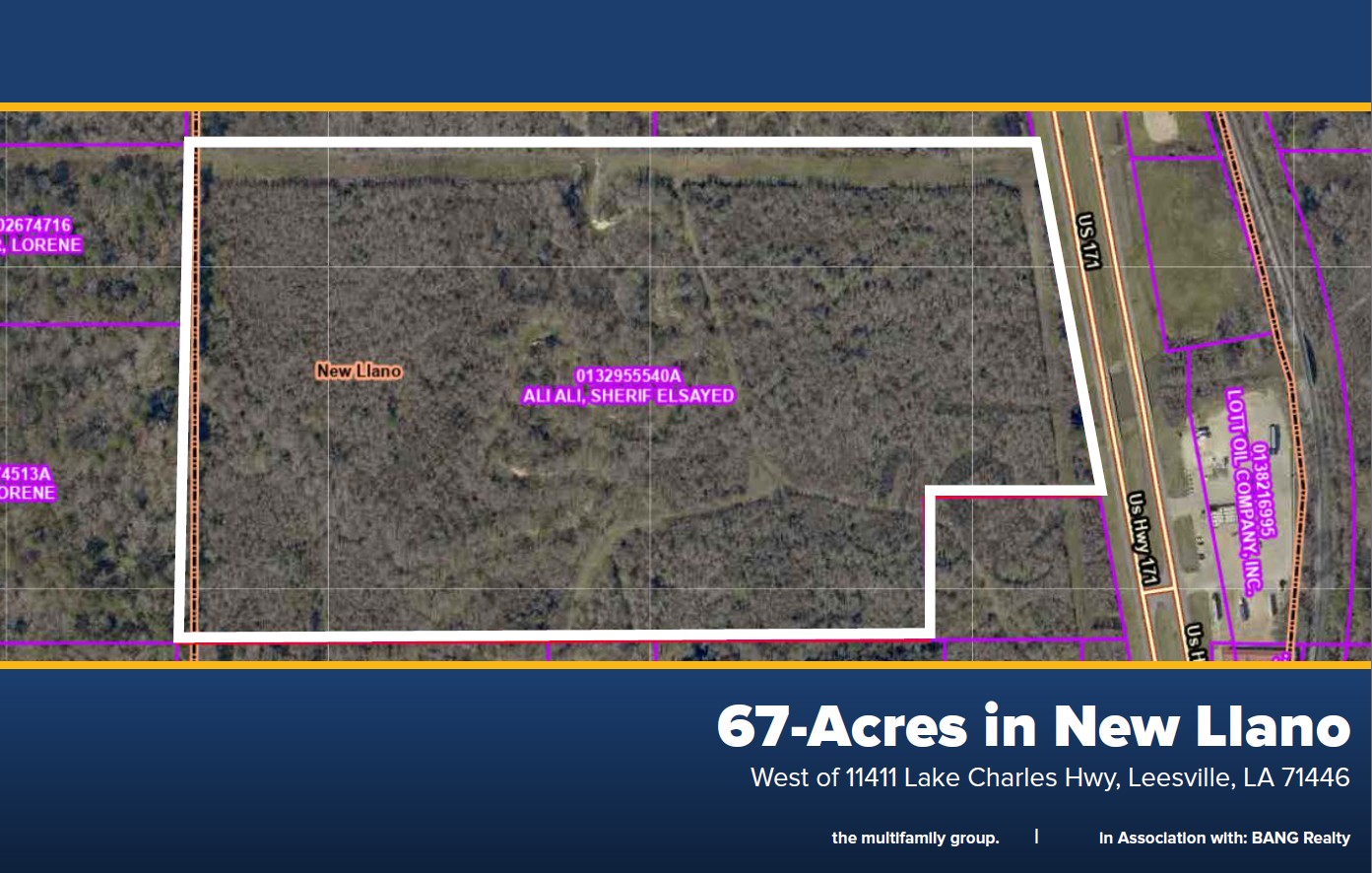 67 Acres — New Llano, LA