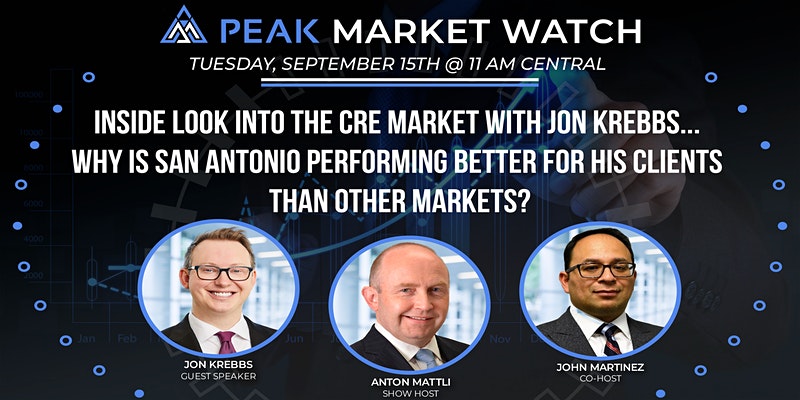 Jon Krebbs Discusses CRE Market with Peak Market Watch