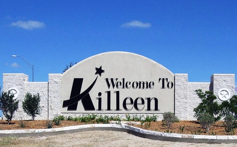 Welcome to Killeen sign